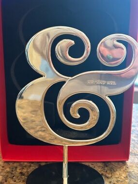 Darling Gold Ampersand Table Sculpture